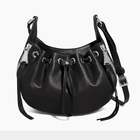 Aimee Kestenberg Handbags - New AIMEE KESTENBERG
SERENE
DRAWSTRING CROSSBODY BLACK